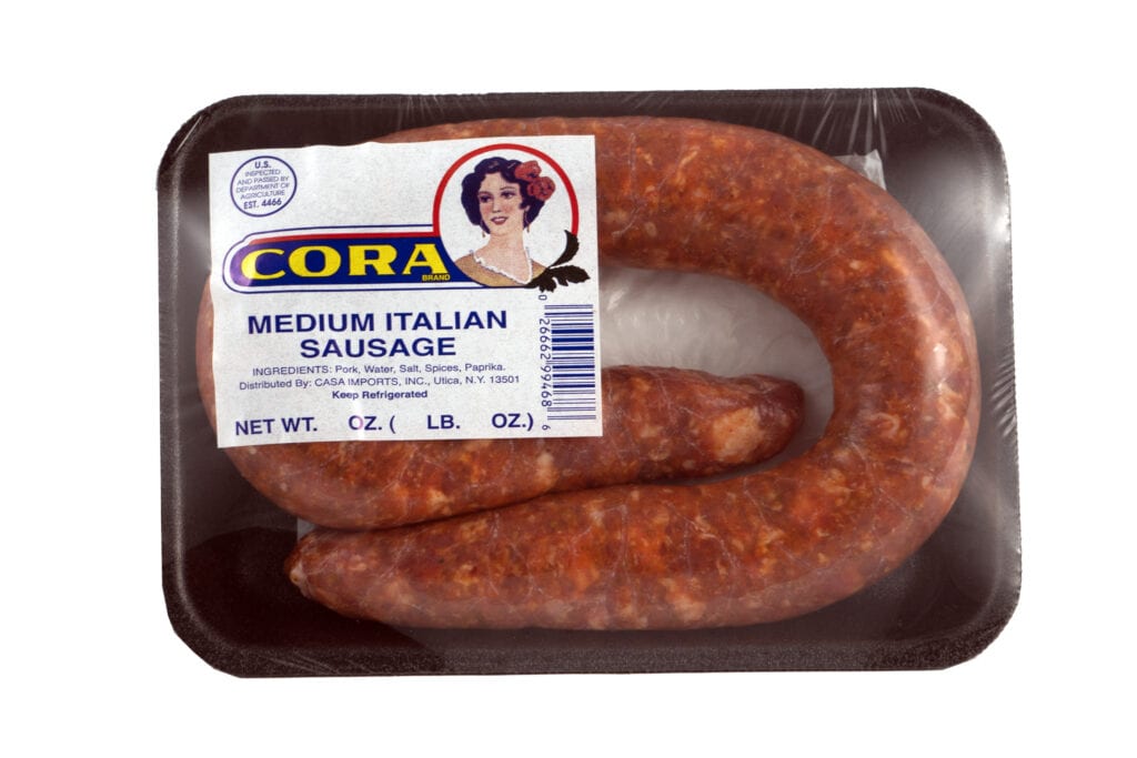 sausage med rope