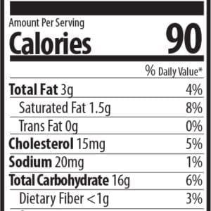 double choc prato nutrition