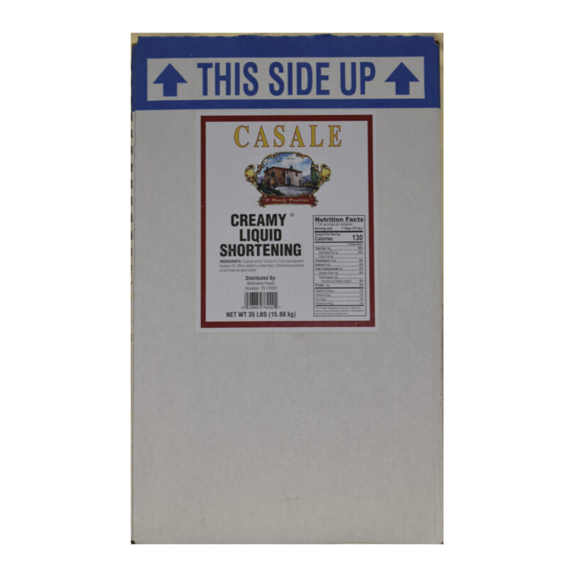 Shortening creamy liquid