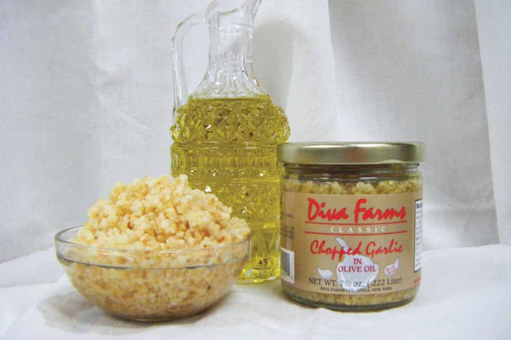 garlic in olive oil